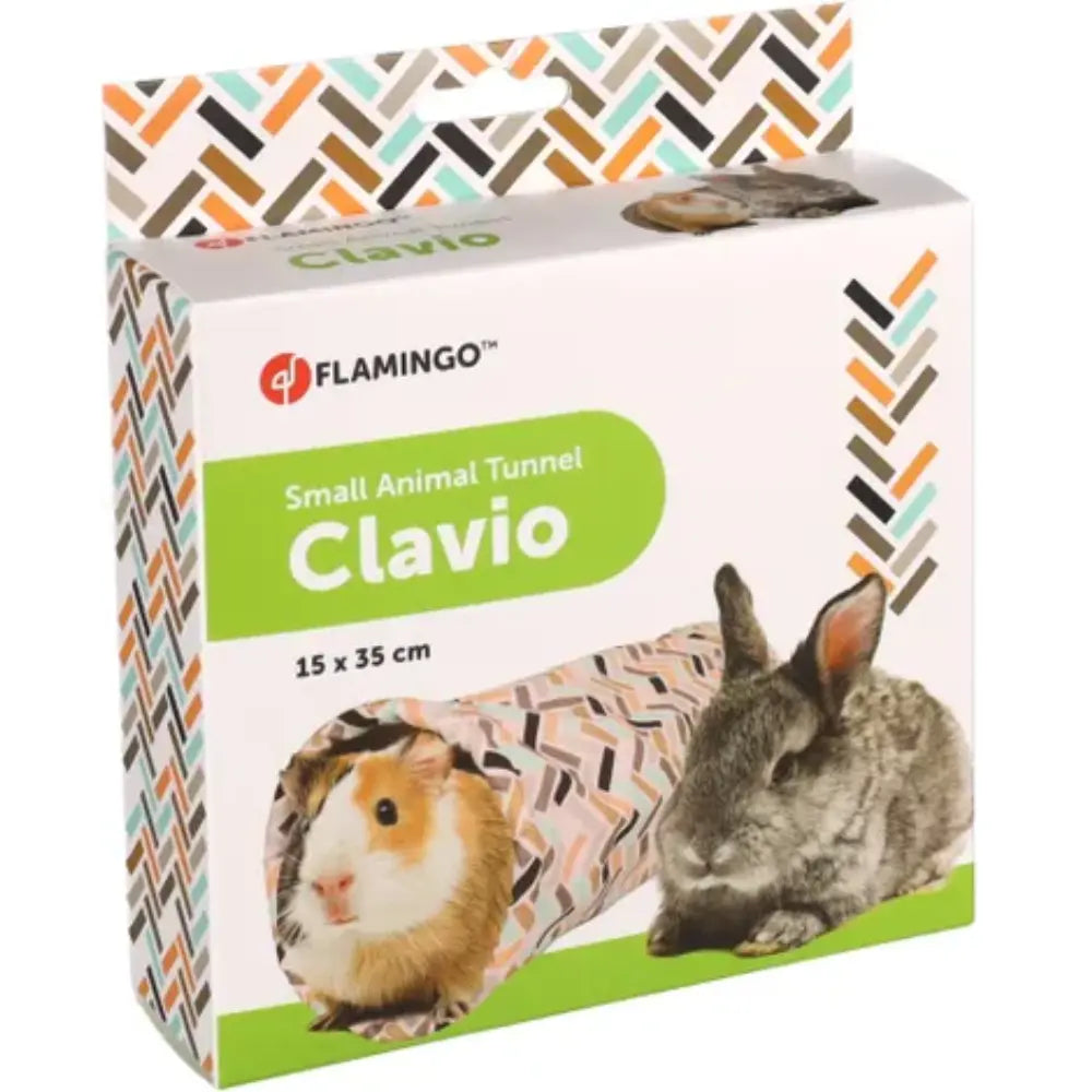 Flamingo Tunel Para Roedores Clavio 35X15 cm al mejor precio -todoastorenimal.com