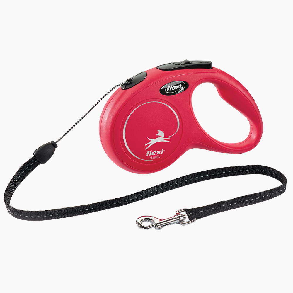 Flexi New Classic M Cordon 5M Rojo al mejor precio -todoastorenimal.com