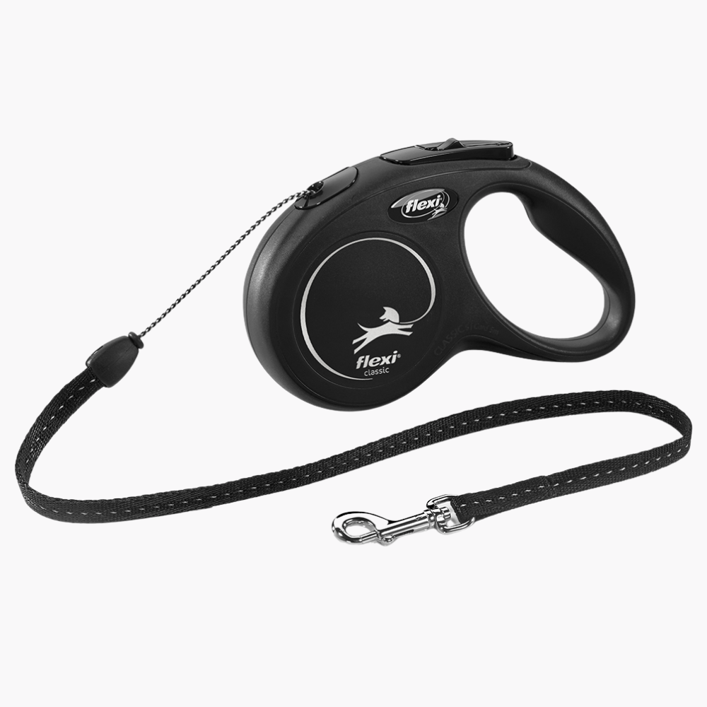 Flexi New Classic S Cordon 8M Negro al mejor precio -todoastorenimal.com