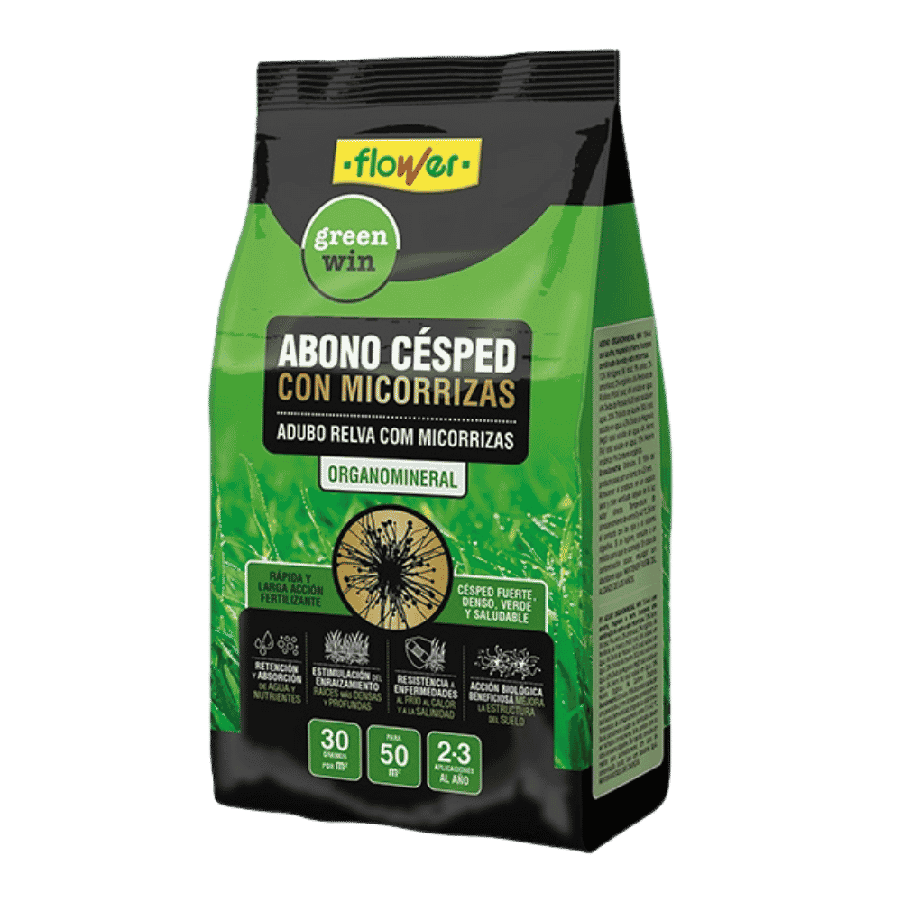 Flower Abono para Césped con Microrrizas al mejor precio -todoastorenimal.com