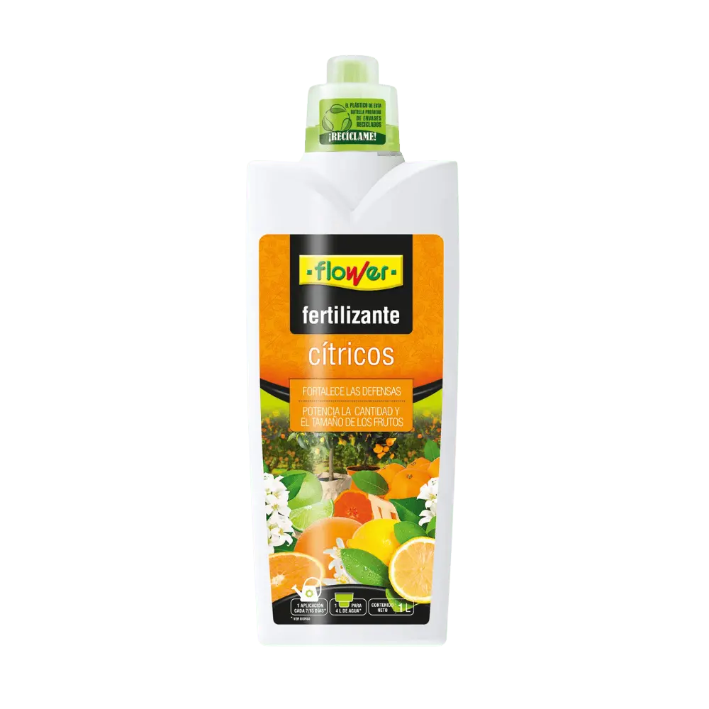 Flower Fertilizante Líquido Cítricos Abono 1L al mejor precio -todoastorenimal.com