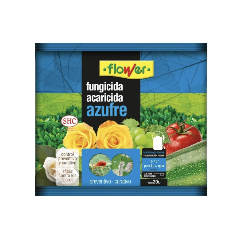 Flower Fungicida Acaricida Azufre al mejor precio -todoastorenimal.com