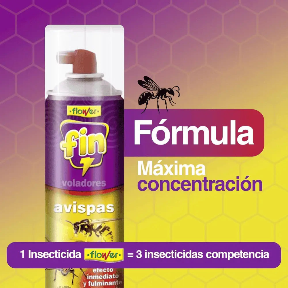 Flower Insecticida Fin Avispas Especial Nido 800Cc al mejor precio -todoastorenimal.com