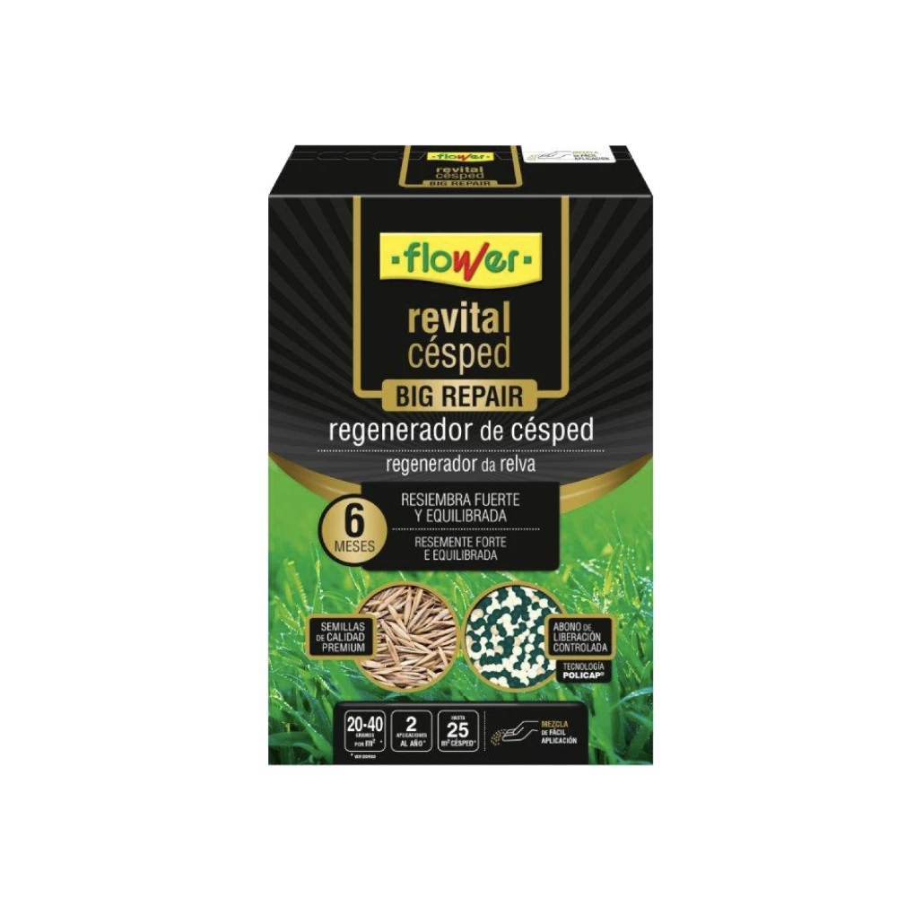 Flower Revital Regenerador de Césped Big Repair 6 Meses al mejor precio -todoastorenimal.com
