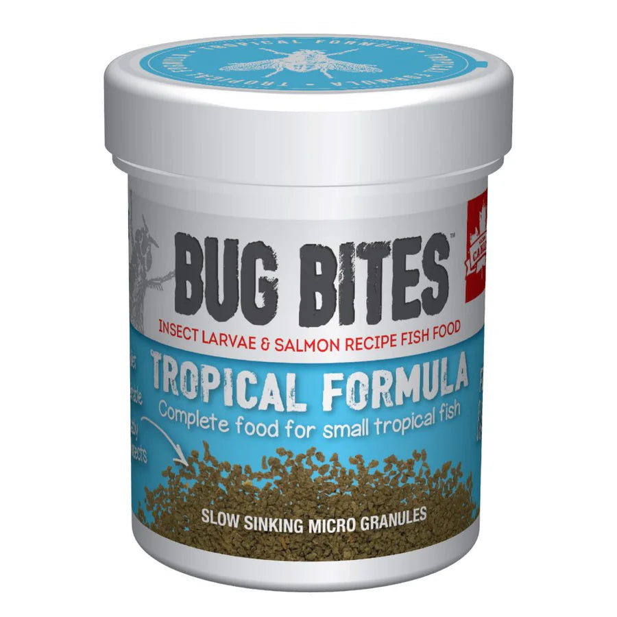 Fluval Bug Bites Larva Comida a Base de Insectos Gránulos al mejor precio -todoastorenimal.com