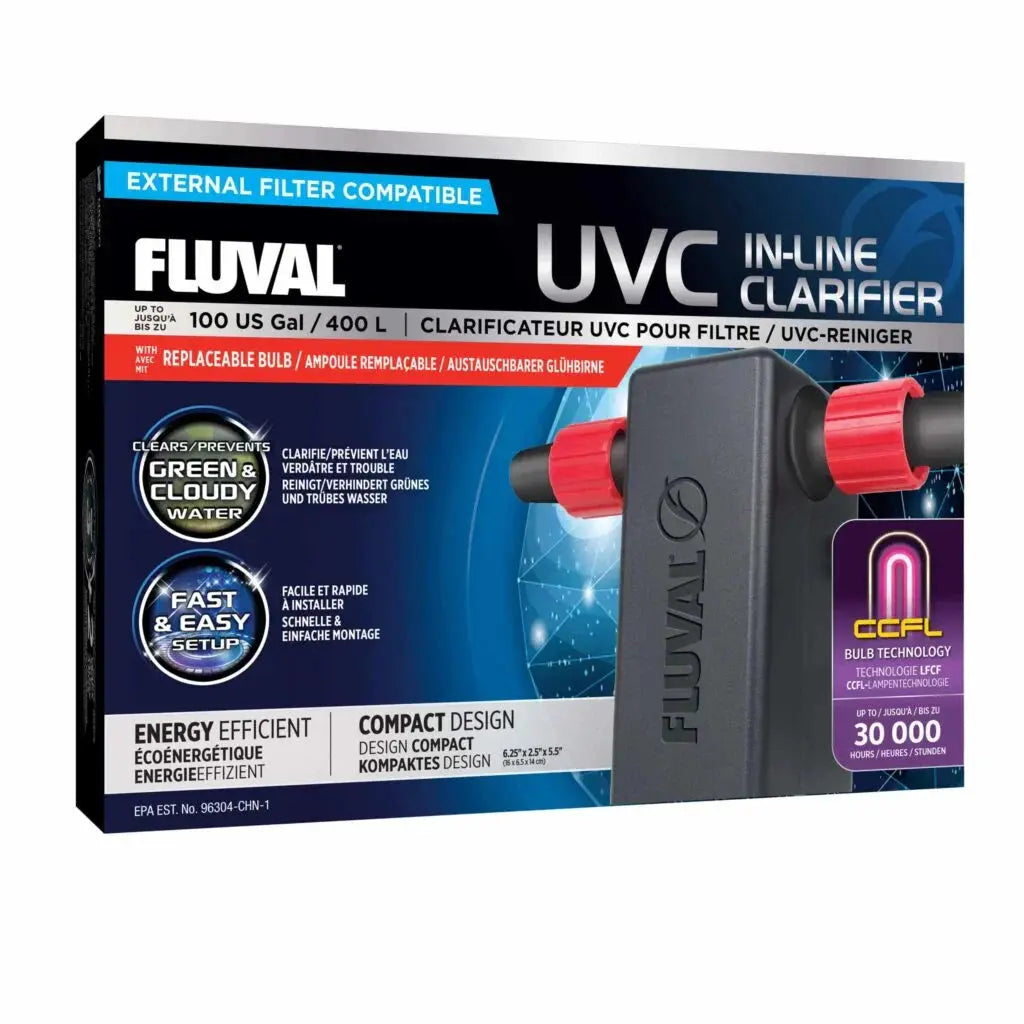 Fluval In-Line Uvc Clarificador UVC 3W para filtro Serie 07 al mejor precio -todoastorenimal.com