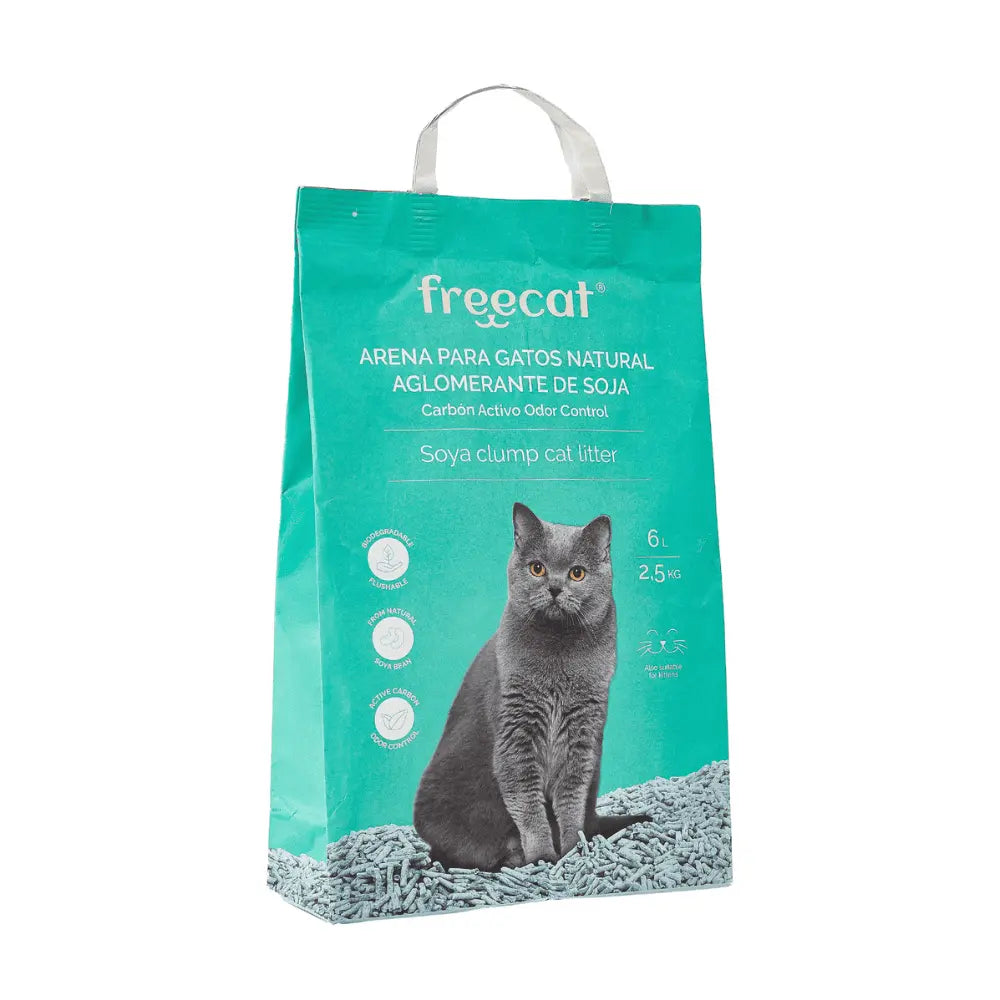 Freedog Arena Natural Aglomerante de Soja para Gatos al mejor precio -todoastorenimal.com