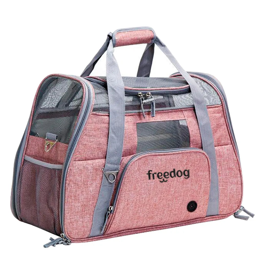 Freedog Bolso Transportín Crossworld Marrón 51x23x35cm al mejor precio -todoastorenimal.com