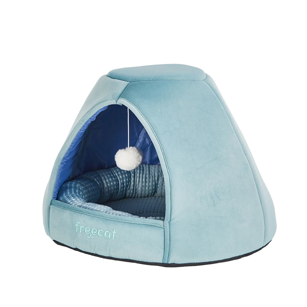 Freedog Igloo Glacial para Gatos | Cama Refrigerante Iglú al mejor precio -todoastorenimal.com