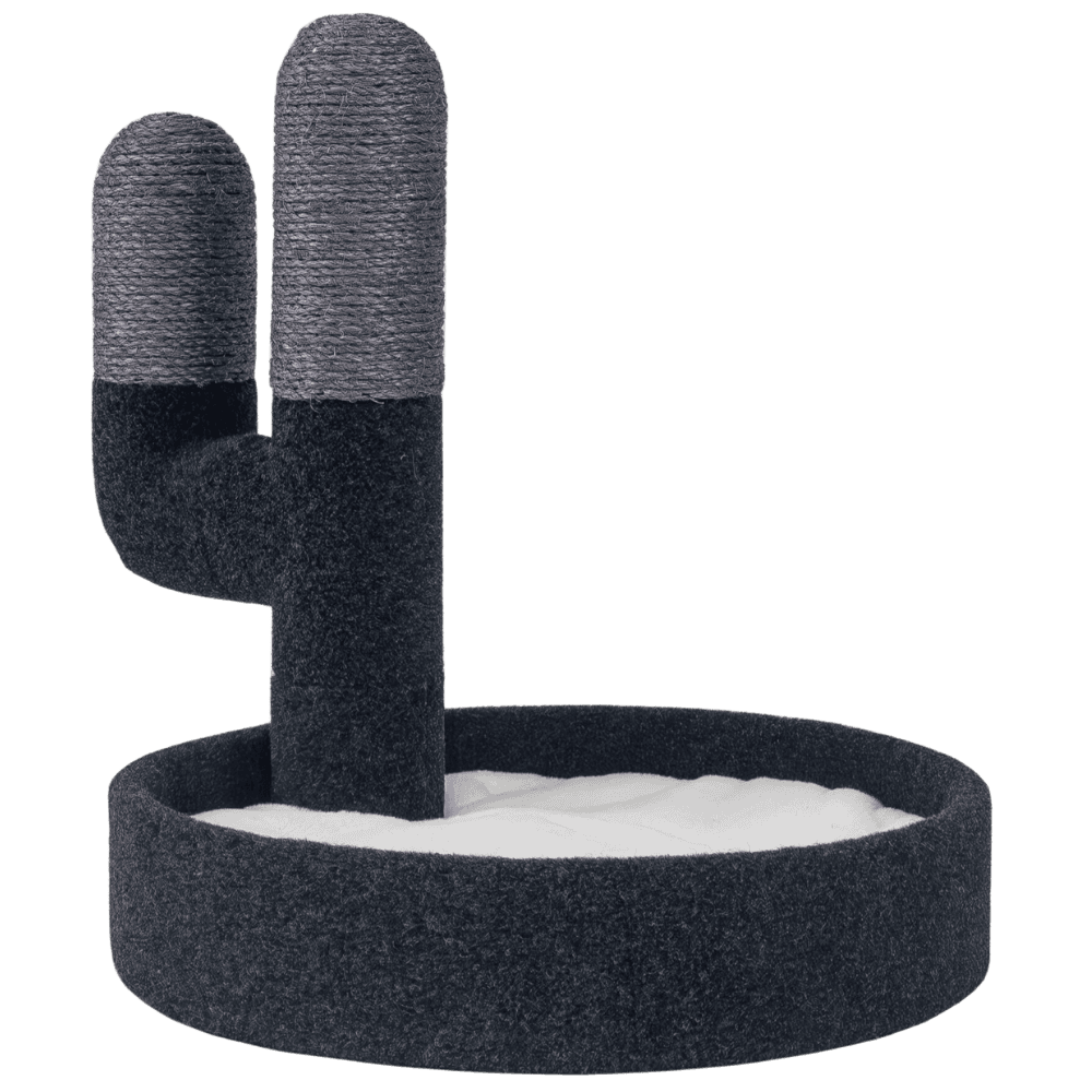 Freedog Rascador CactusNest GRIS 40x40x40cm con Diseño de Cactus para Gatos al mejor precio -todoastorenimal.com