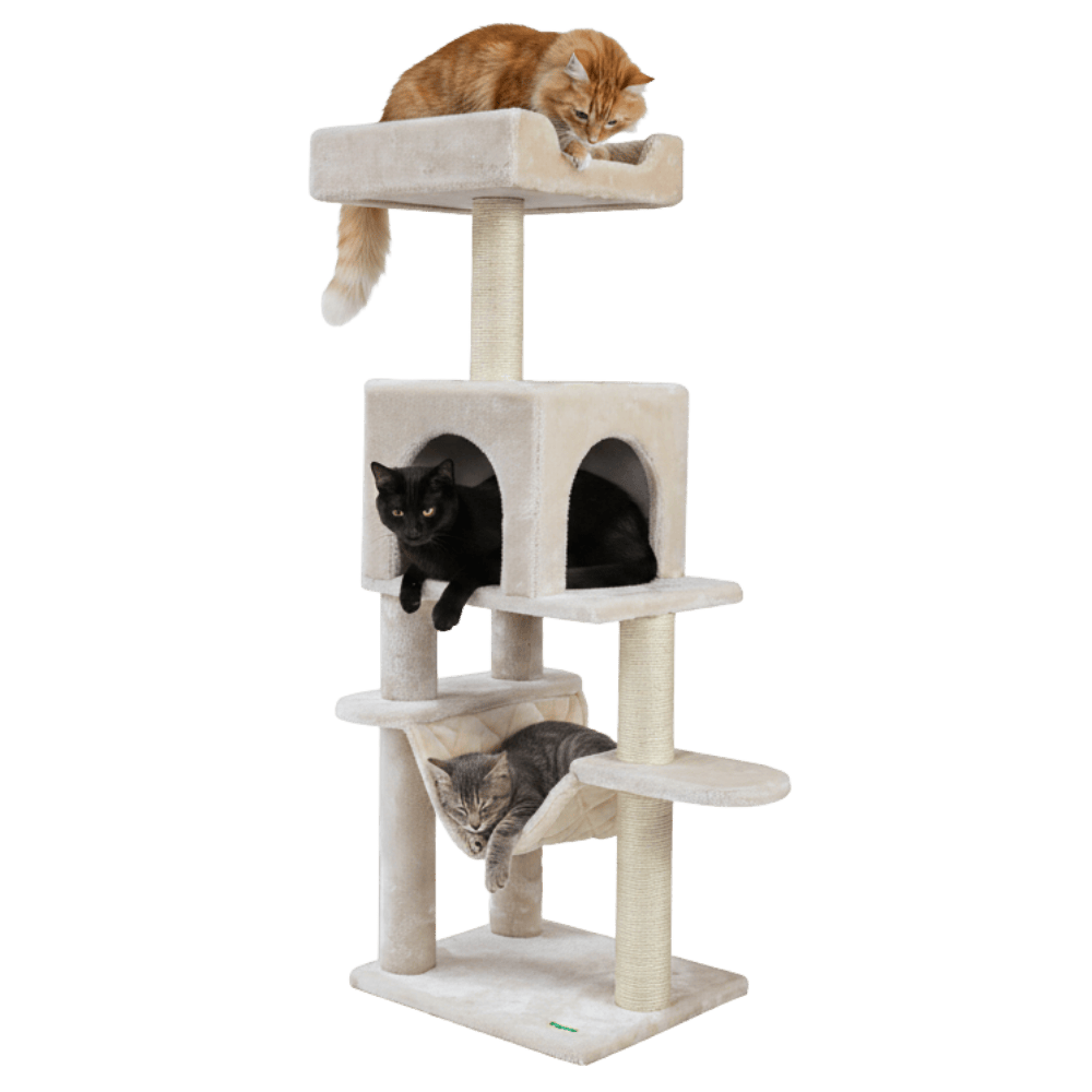 Freedog Rascador CatClimber Crema para Gatos (40 x 35 x 113cm) al mejor precio -todoastorenimal.com