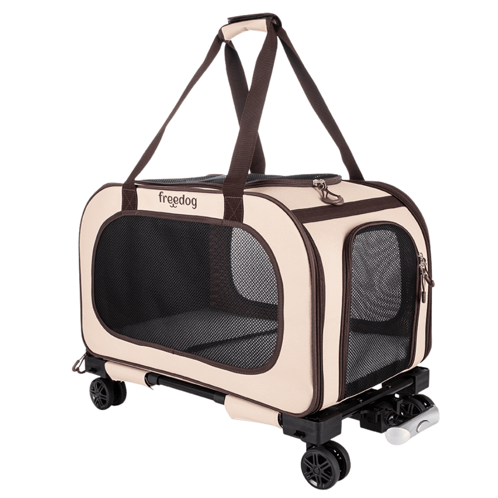 Freedog Transportin con Ruedas Trolley TravelTails 54x33x42cm al mejor precio -todoastorenimal.com