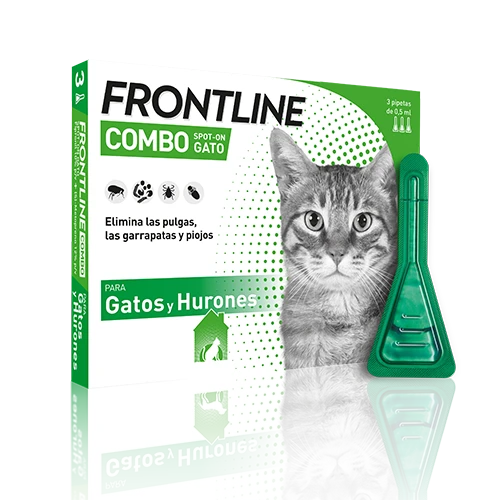 Frontline® Combo Antiparasitario Spot On para Gatos 3 Pipetas al mejor precio -todoastorenimal.com