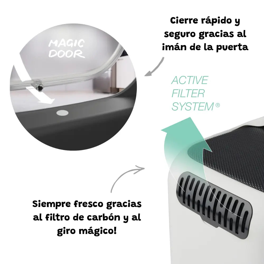 Gatera Eco con Asa 51X39,5X44,3 cm Rotho al mejor precio -todoastorenimal.com