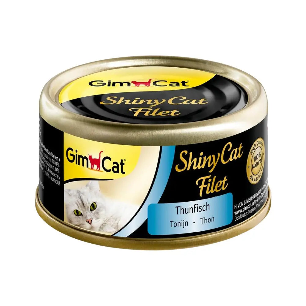 Gimcat Shiny Cat Filetes 70 g Lata Comida Húmeda para Gatos al mejor precio -todoastorenimal.com