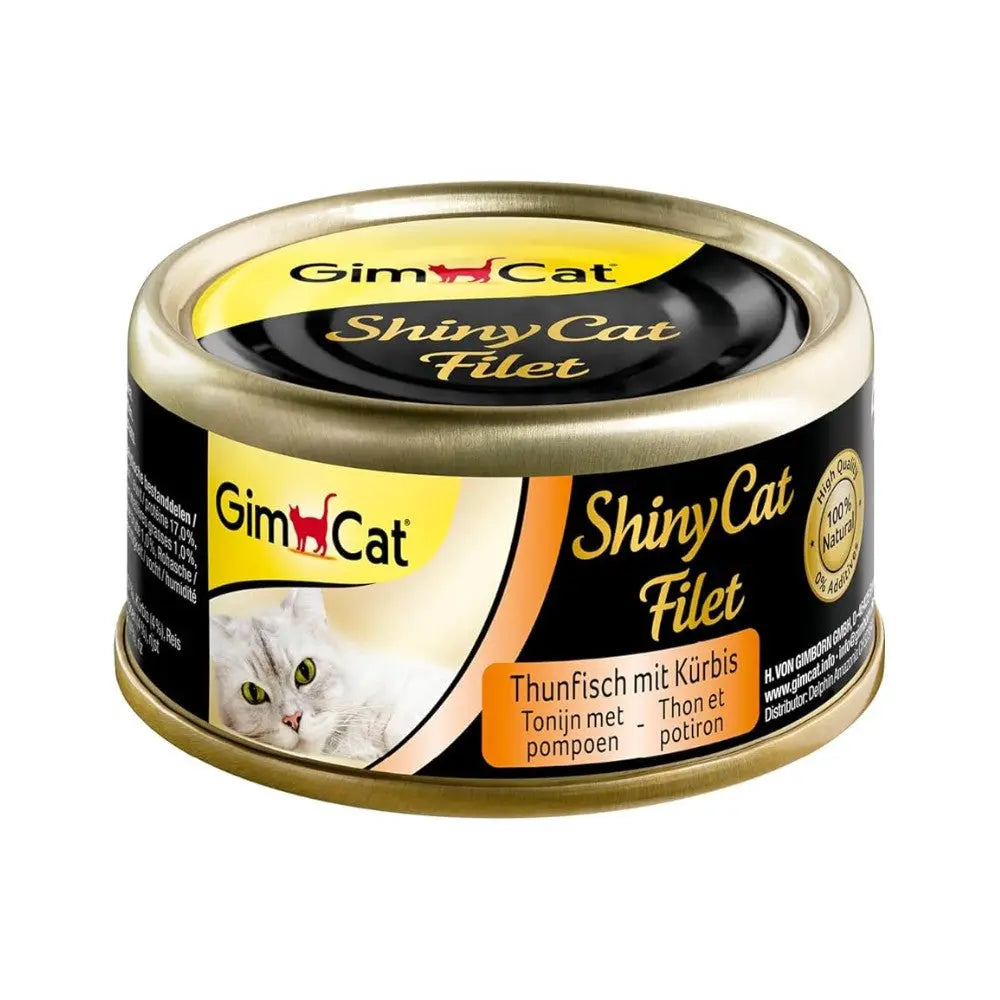 Gimcat Shiny Cat Filetes 70 g Lata Comida Húmeda para Gatos al mejor precio -todoastorenimal.com