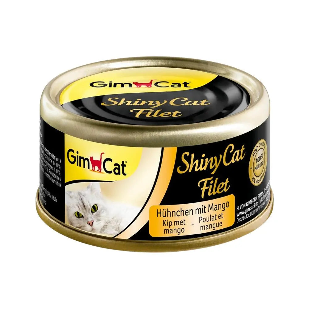 Gimcat Shiny Cat Filetes 70 g Lata Comida Húmeda para Gatos al mejor precio -todoastorenimal.com