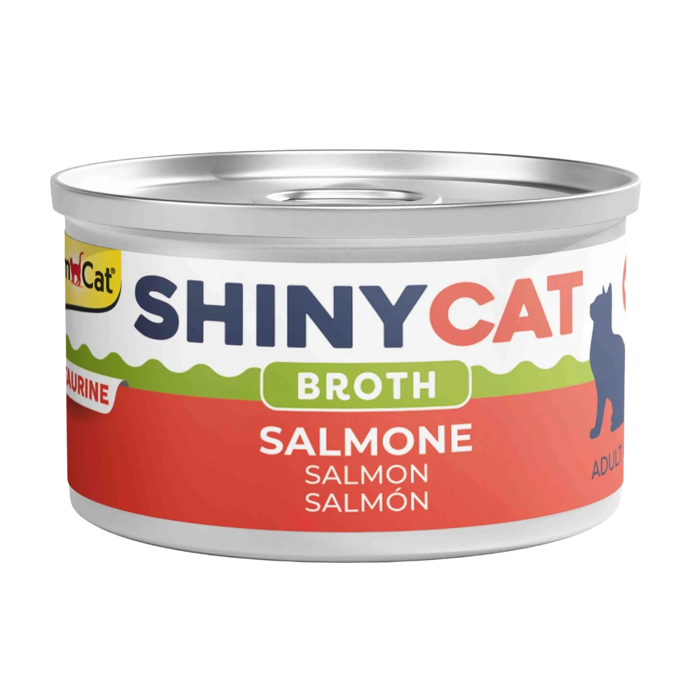 Gimcat Shinycat Caldo para Gatos 70 g en Lata al mejor precio -todoastorenimal.com