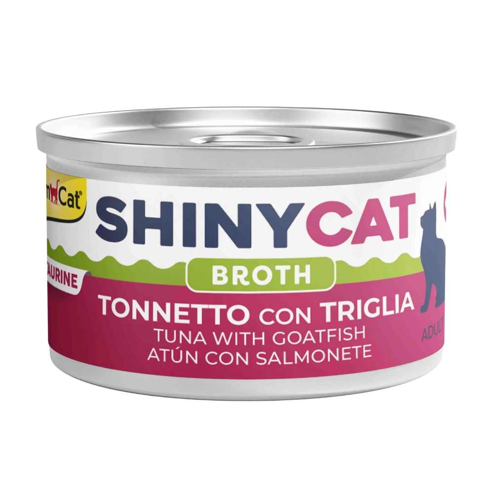 Gimcat Shinycat Caldo para Gatos 70 g en Lata al mejor precio -todoastorenimal.com