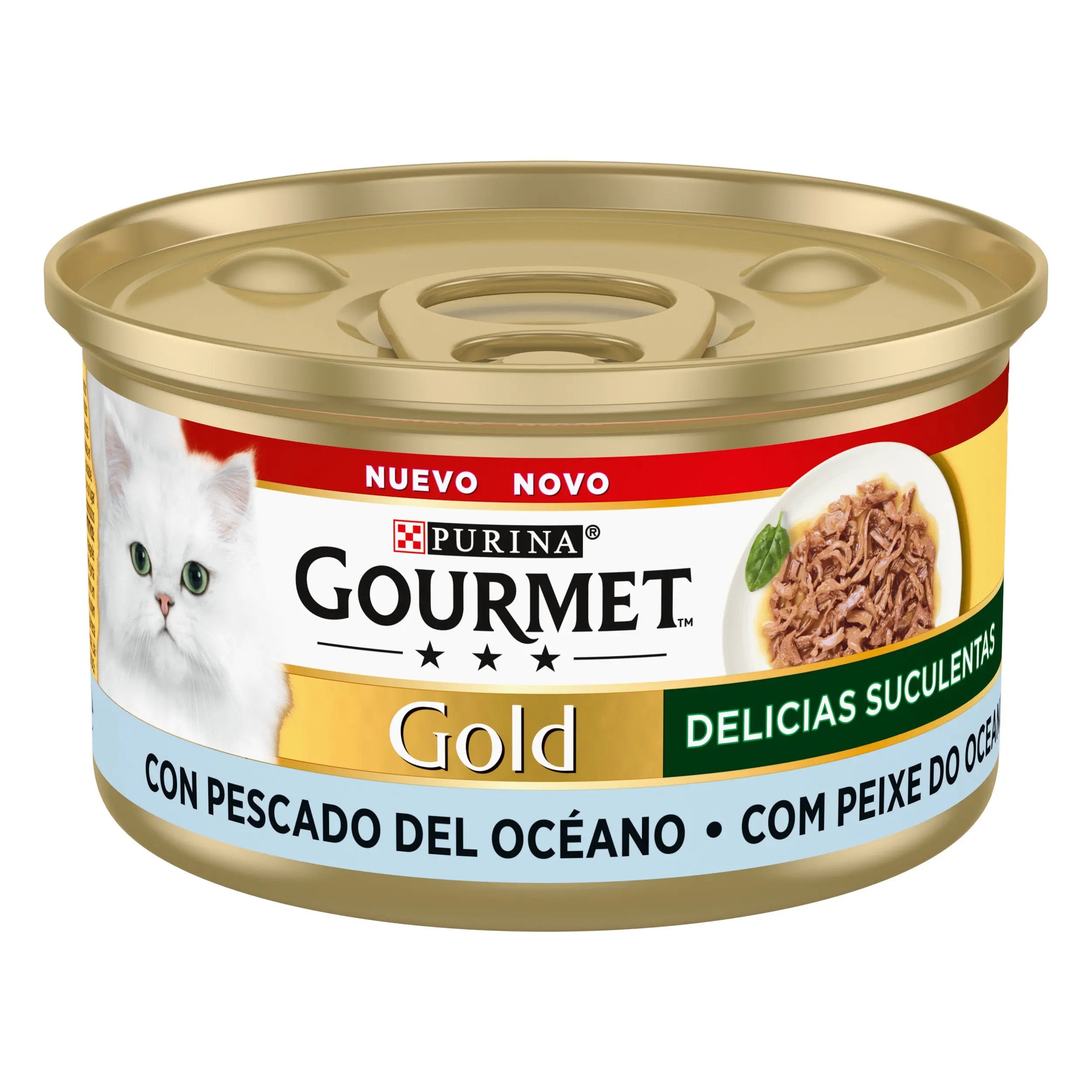 Gourmet Gold Delicias Pescado Oceánico 85 g al mejor precio -todoastorenimal.com