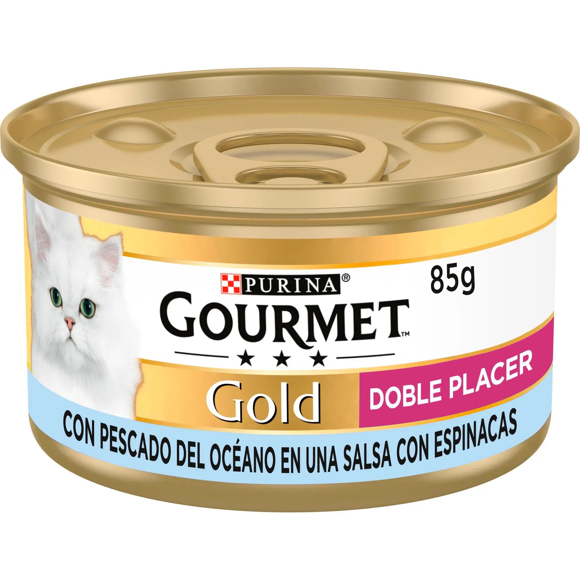 Gourmet Gold Doble Pescado 85 g al mejor precio -todoastorenimal.com