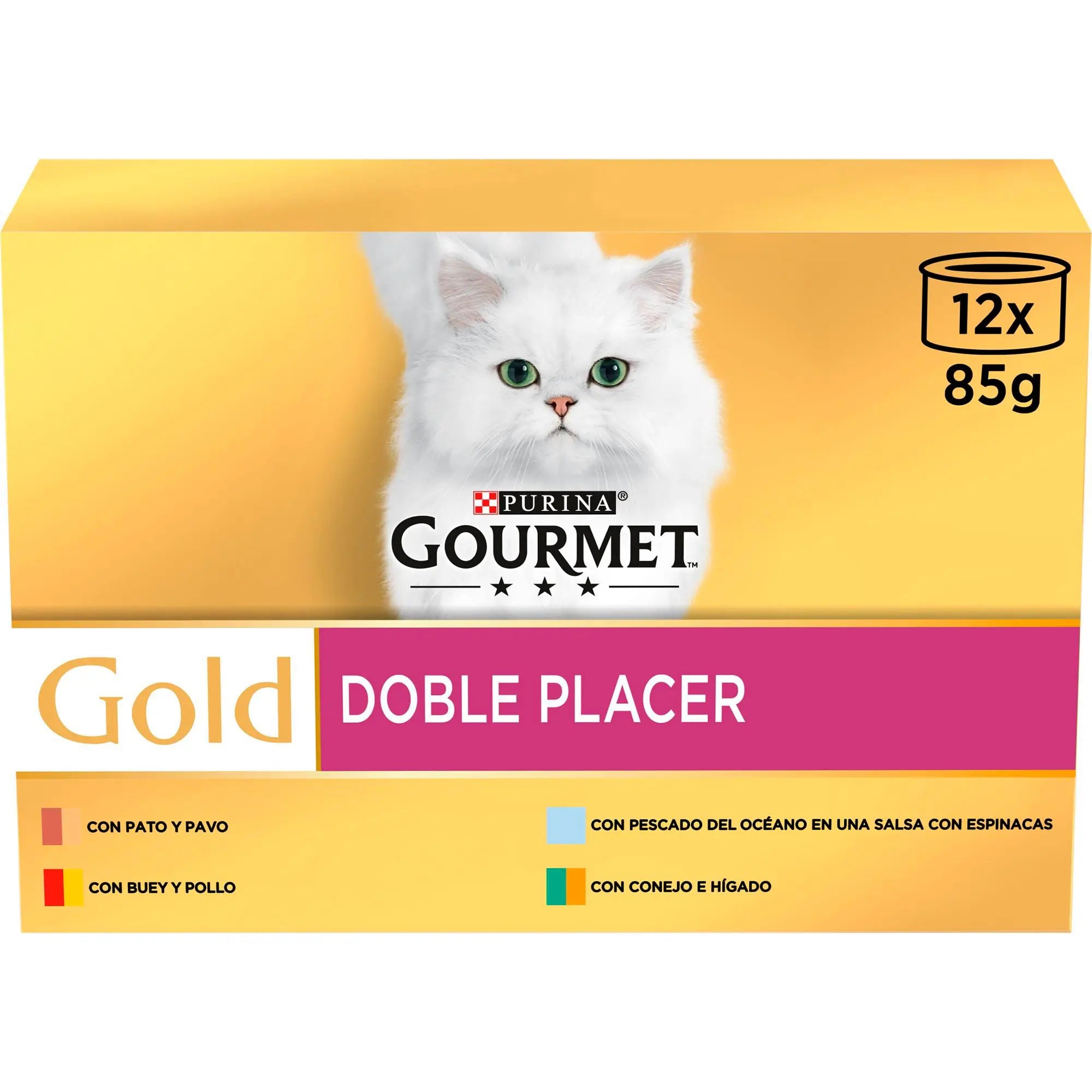 Gourmet Gold Doble Placer Surtido Pack 12X85 g al mejor precio -todoastorenimal.com