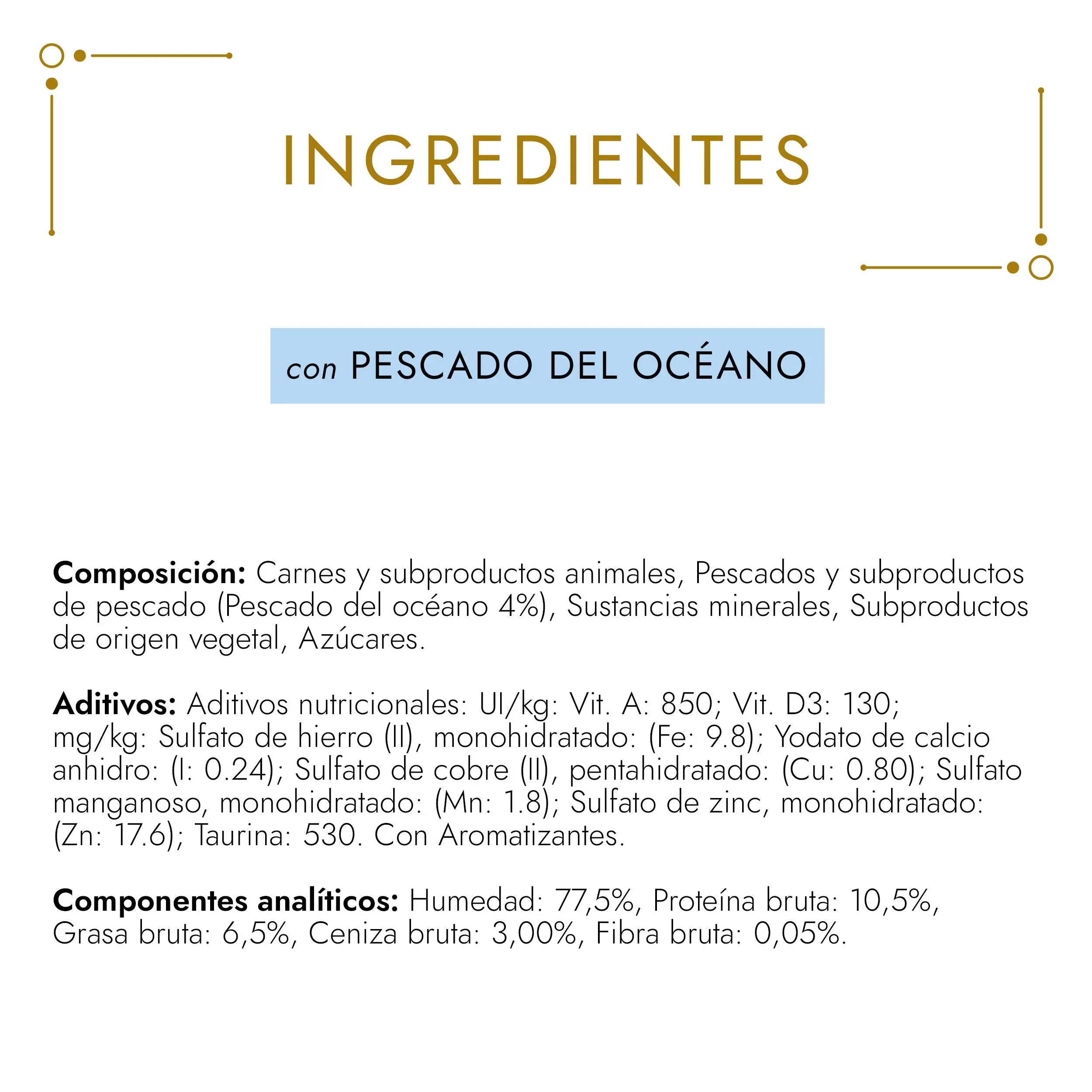 Gourmet Gold Mouse Pescado Oceánico Pack 8X85 g al mejor precio -todoastorenimal.com