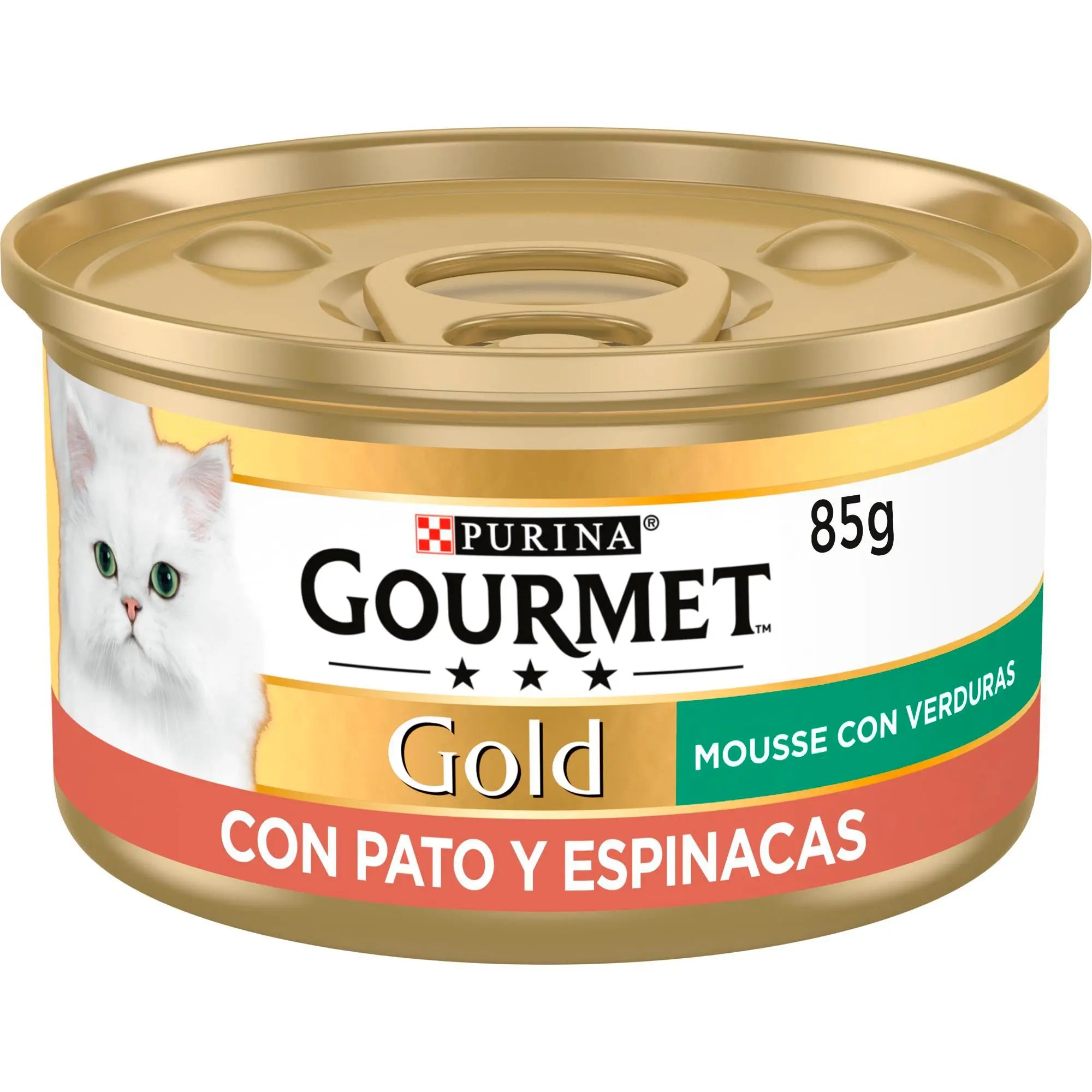 Gourmet Gold Mousse Pato&Espinaca 85 g al mejor precio -todoastorenimal.com