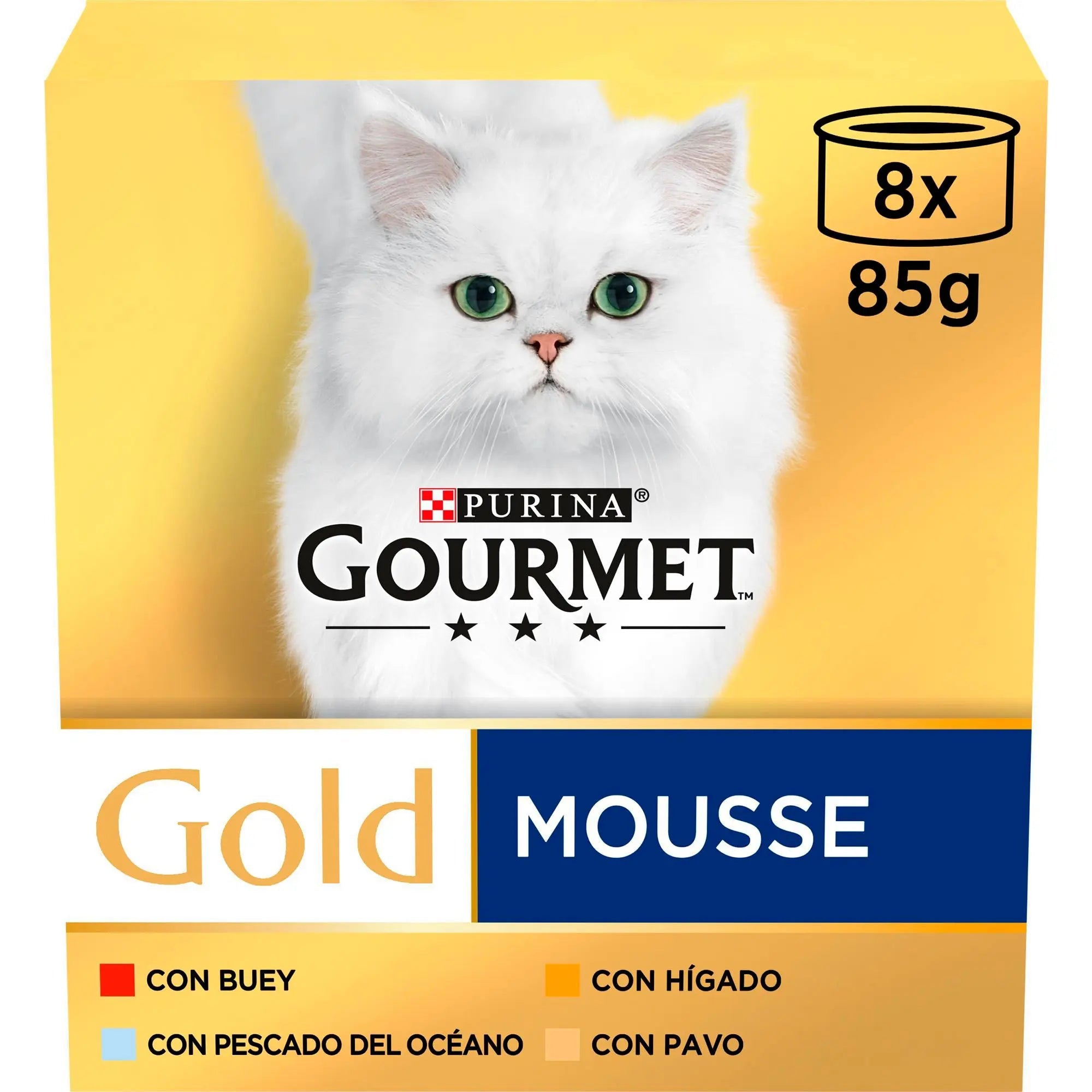 Gourmet Gold Mousse Surtido Pack Comida Húmeda para Gatos al mejor precio -todoastorenimal.com