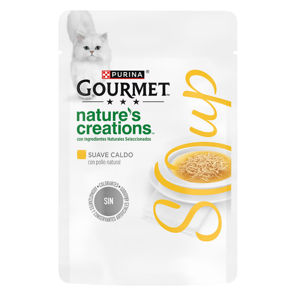 Gourmet Gold Soups Comida Húmeda para Gatos al mejor precio -todoastorenimal.com