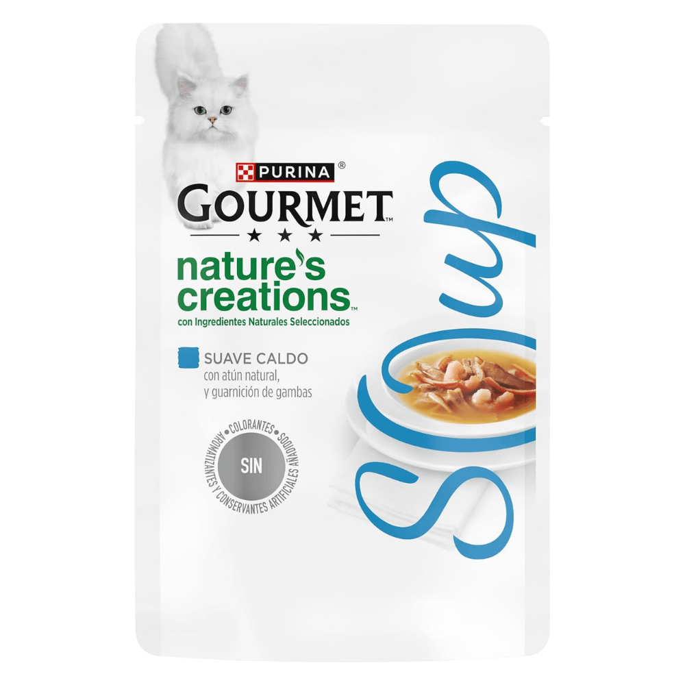 Gourmet Gold Soups Comida Húmeda para Gatos al mejor precio -todoastorenimal.com