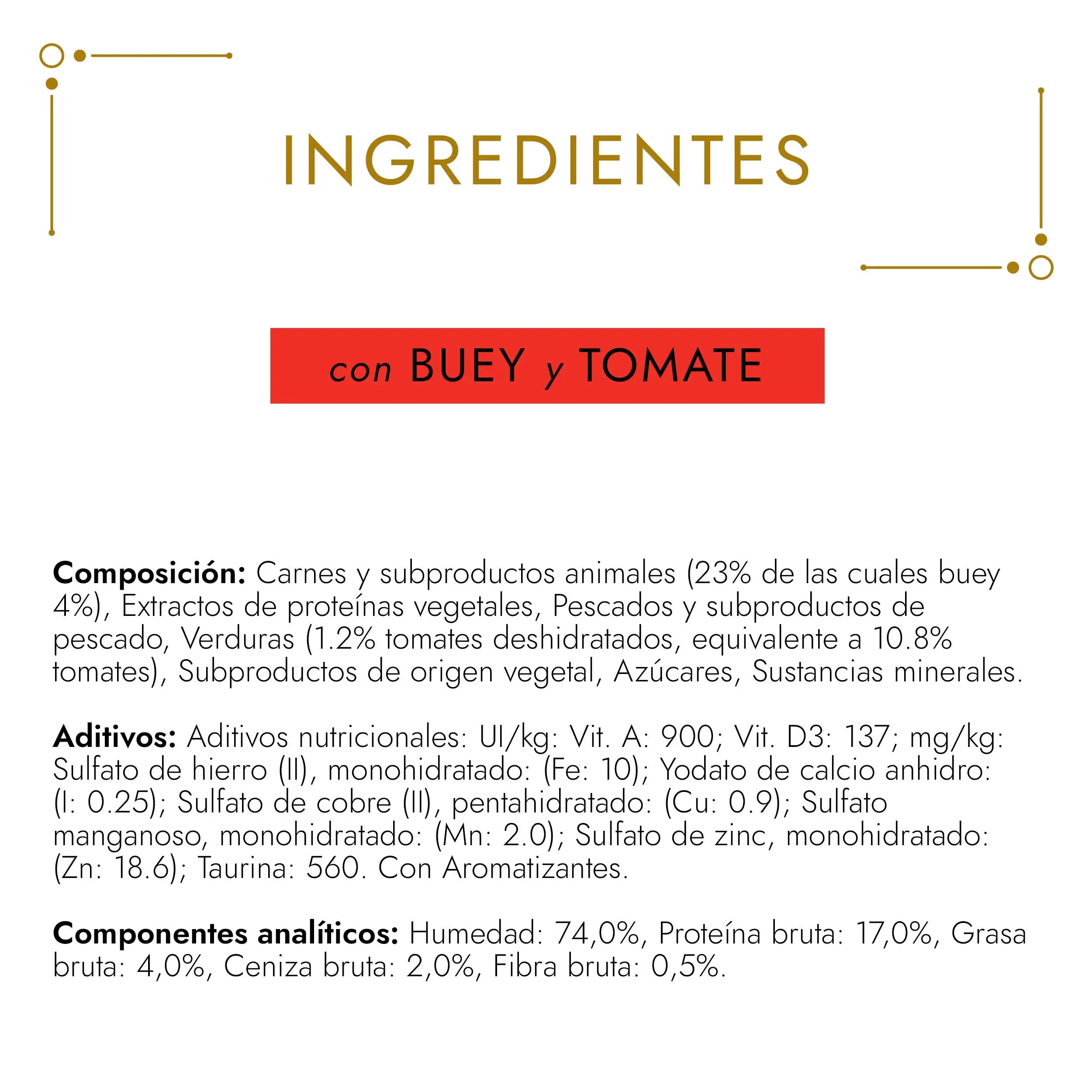 Gourmet Gold Tartalette Buey&Tomate 85 g al mejor precio -todoastorenimal.com