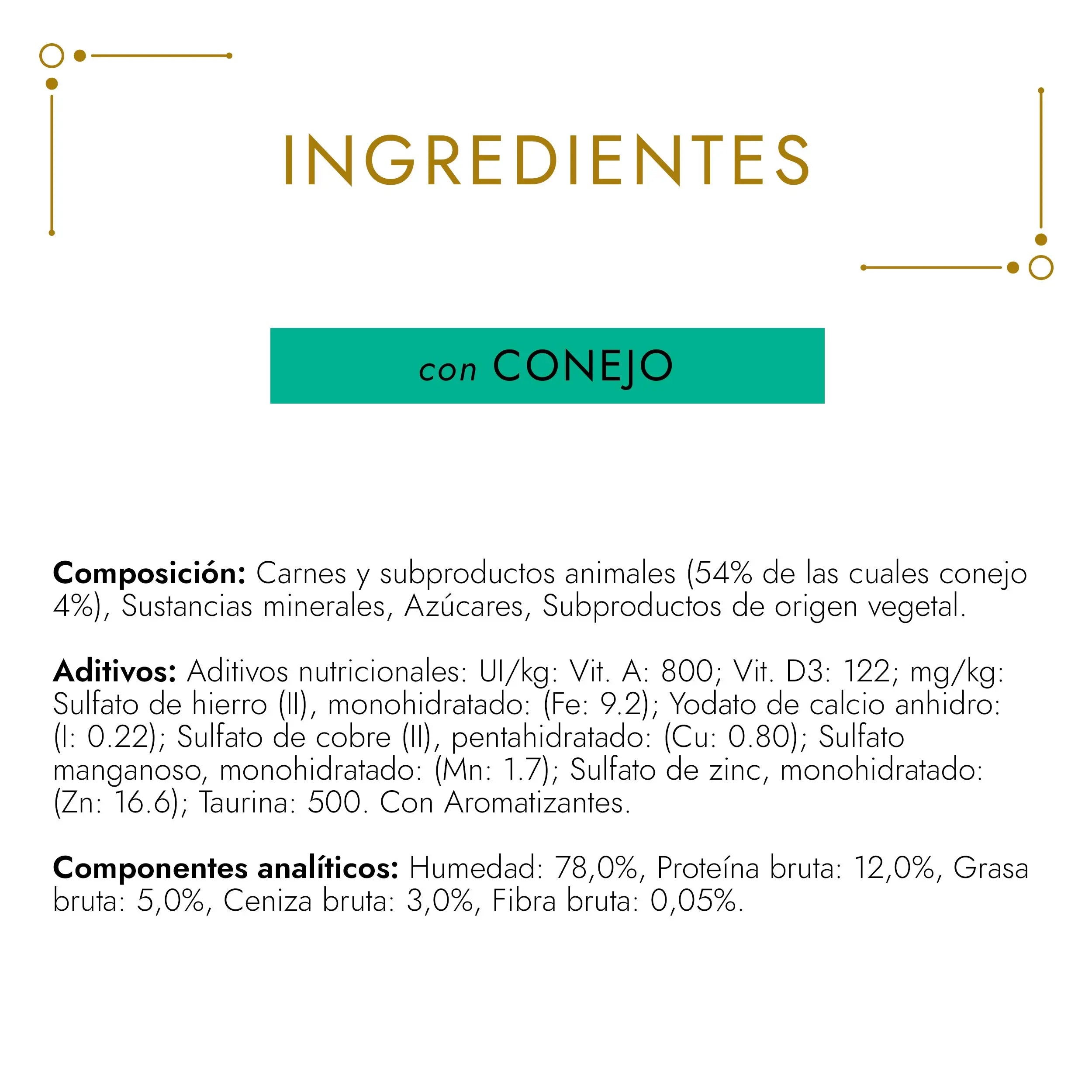 Gourmet Gold Terrine Conejo 85 g al mejor precio -todoastorenimal.com