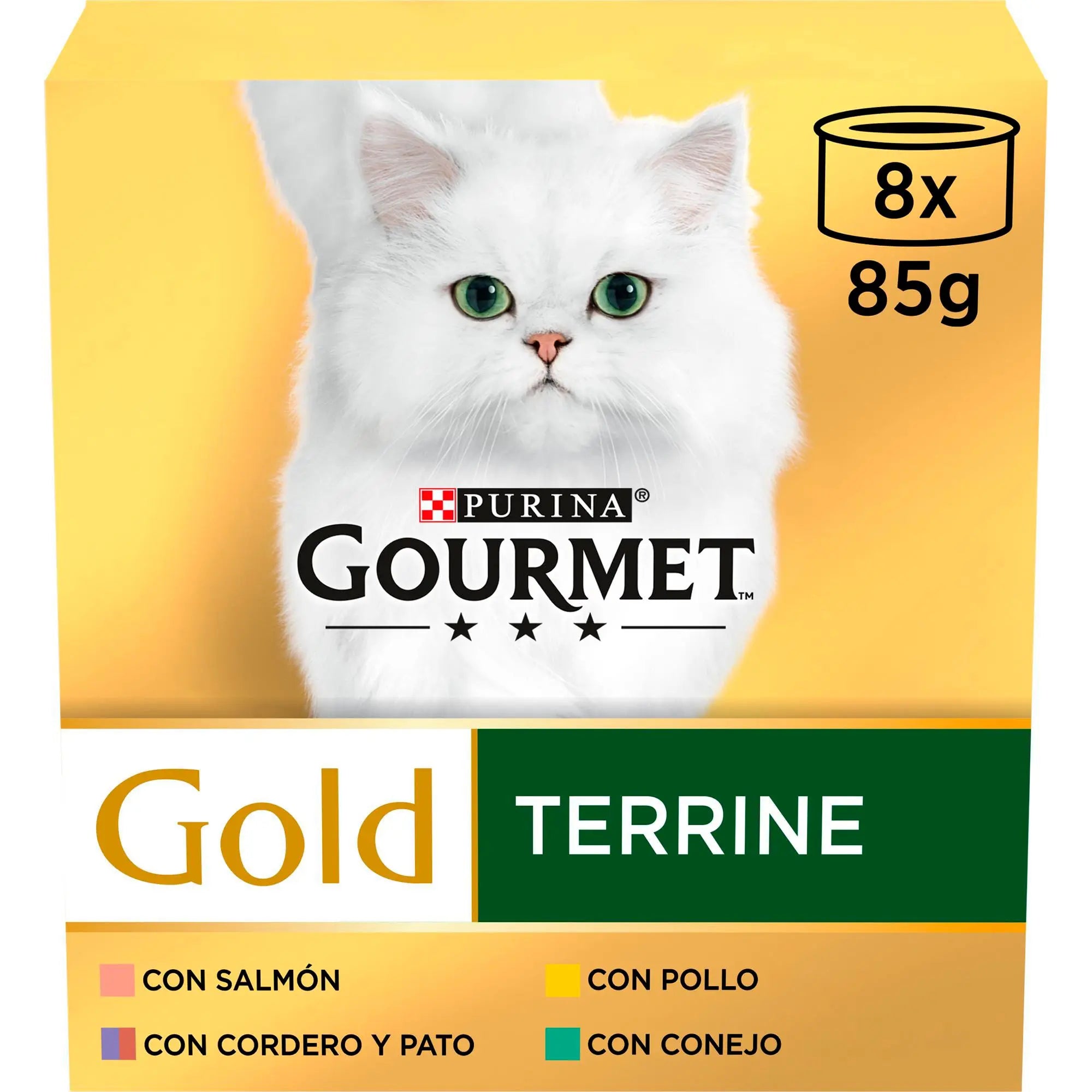 Gourmet Gold Terrine Pack Surtido Pack 8x85 g al mejor precio -todoastorenimal.com