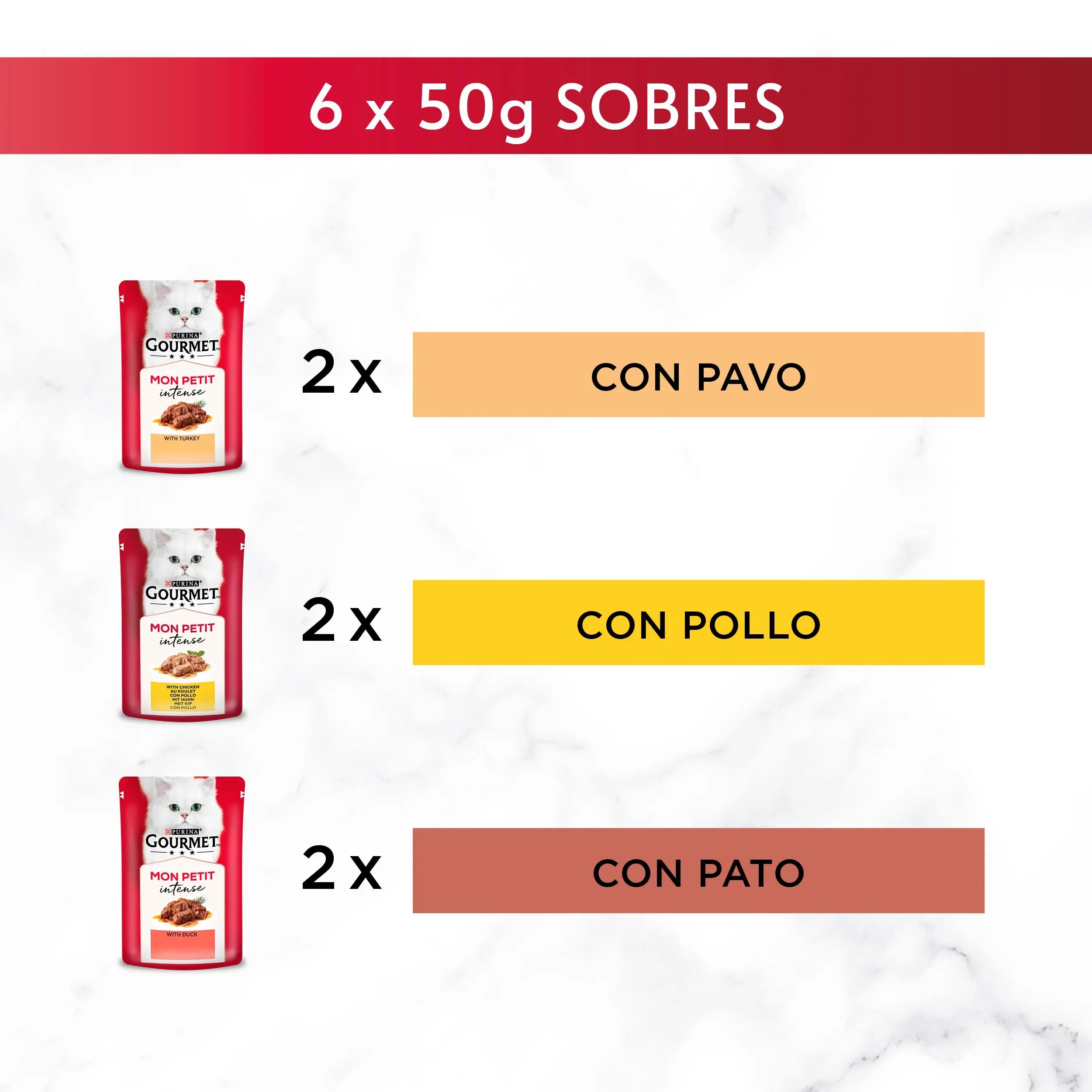 Gourmet Mon Petit Aves Pack 6X50 g al mejor precio -todoastorenimal.com
