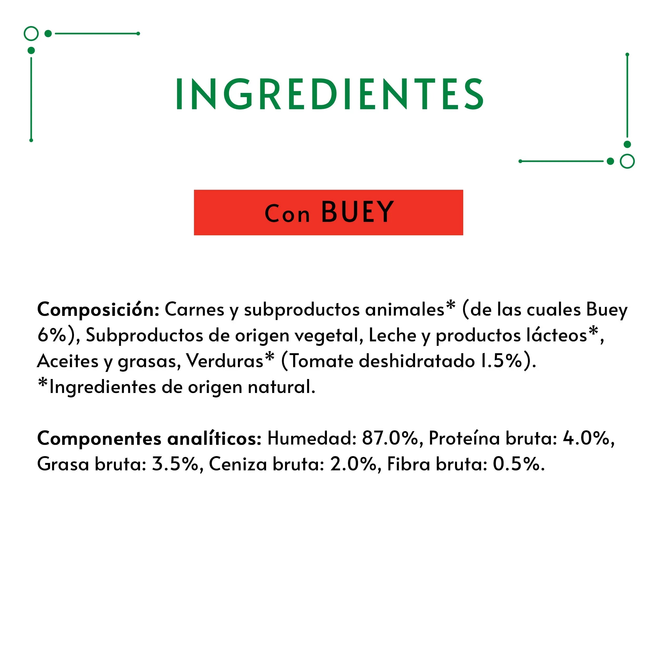 Gourmet Nature'S Creations Pure Buey&Tomate 5x10 g al mejor precio -todoastorenimal.com