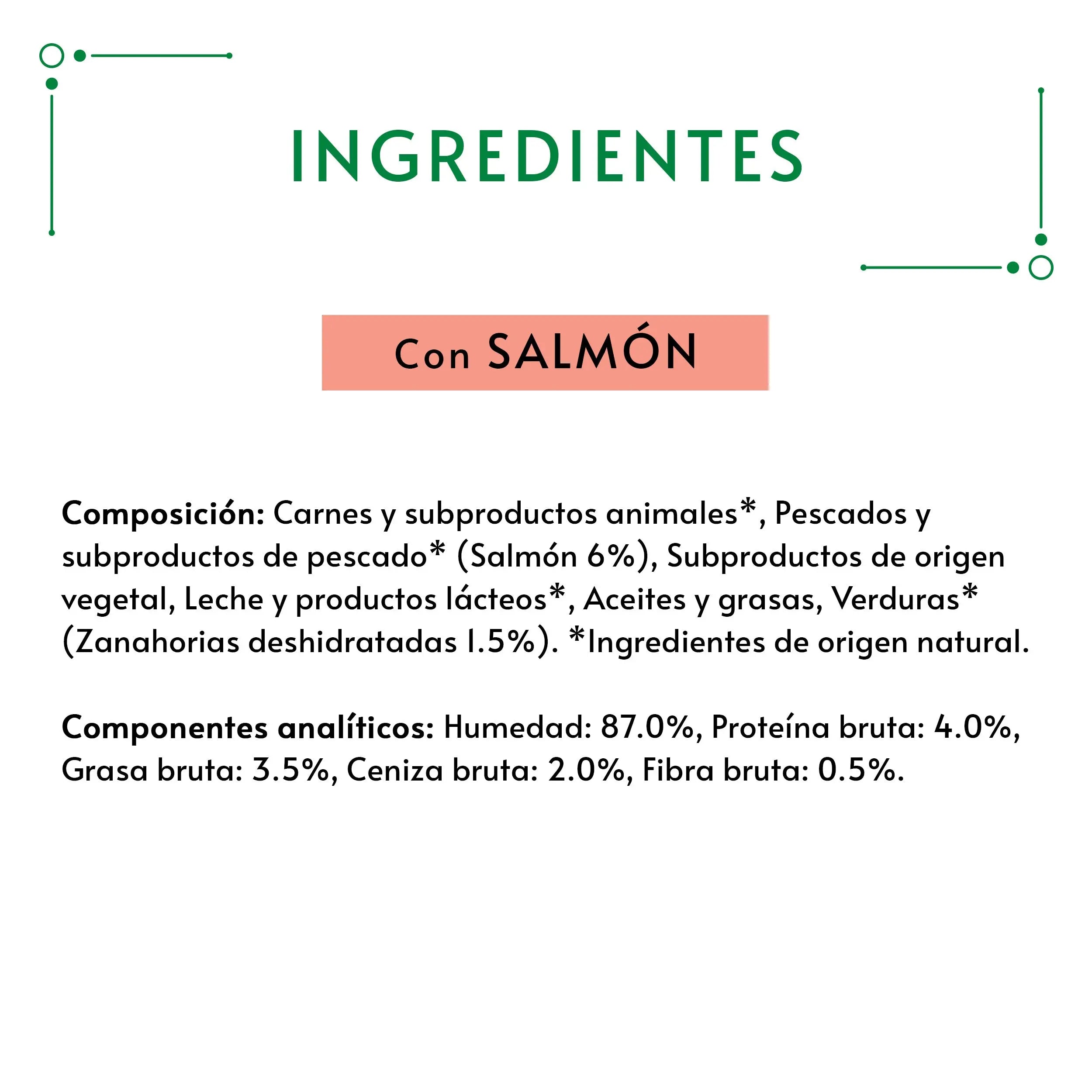 Gourmet Nature'S Creations Pure Salmón y Zanahoria 5x10 g al mejor precio -todoastorenimal.com
