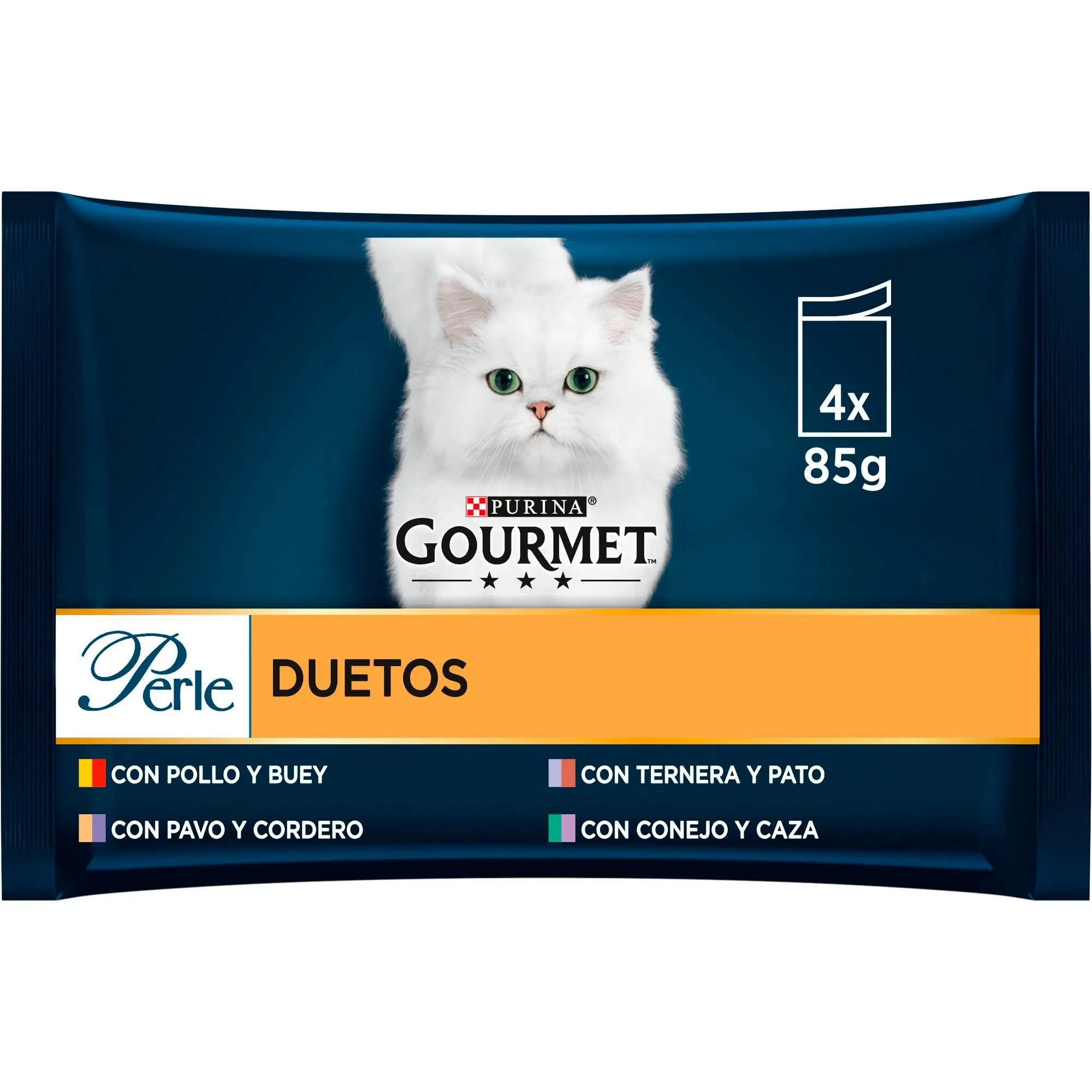 Gourmet Perle Duo En Salsa Pack 4X85 g al mejor precio -todoastorenimal.com