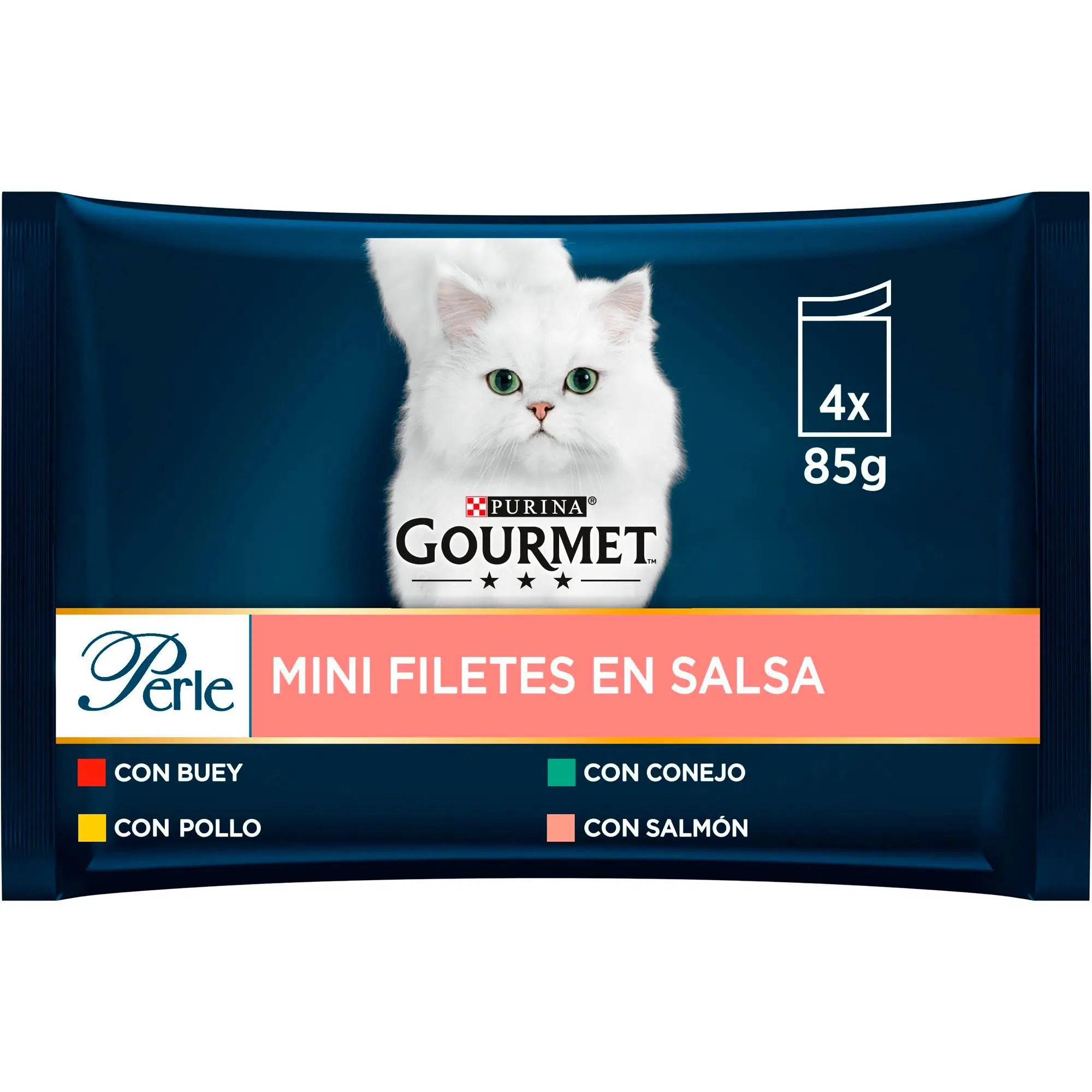 Gourmet Perle Filetes Salsa Pack 4X85 g al mejor precio -todoastorenimal.com