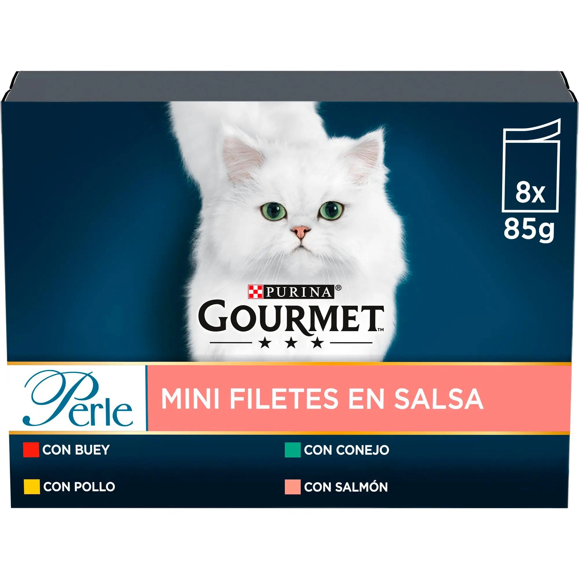 Gourmet Perle Filetes Salsa Surtido Pack 8X85 g al mejor precio -todoastorenimal.com