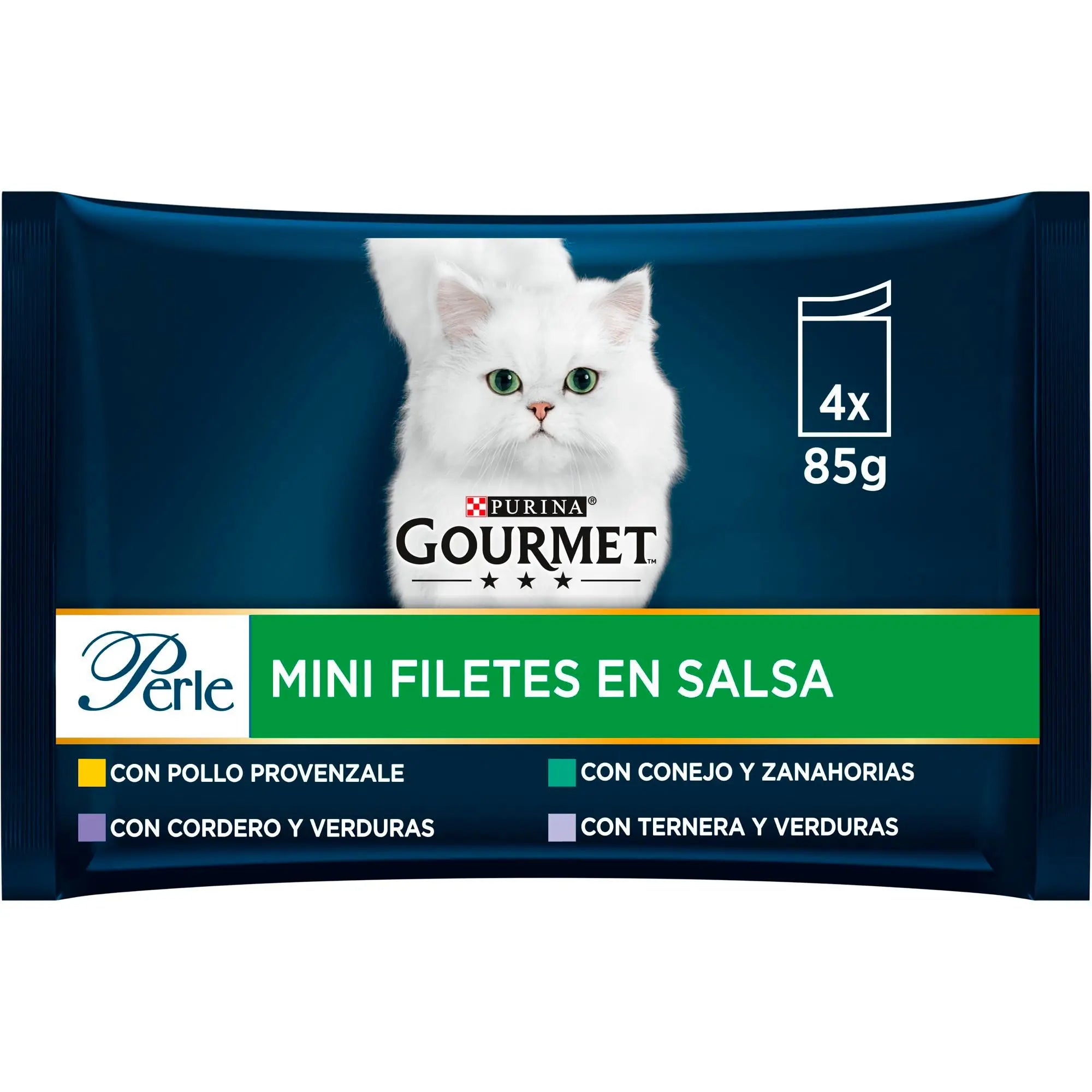Gourmet Perle Filetes Salsa Verde Pack 4X85 g al mejor precio -todoastorenimal.com
