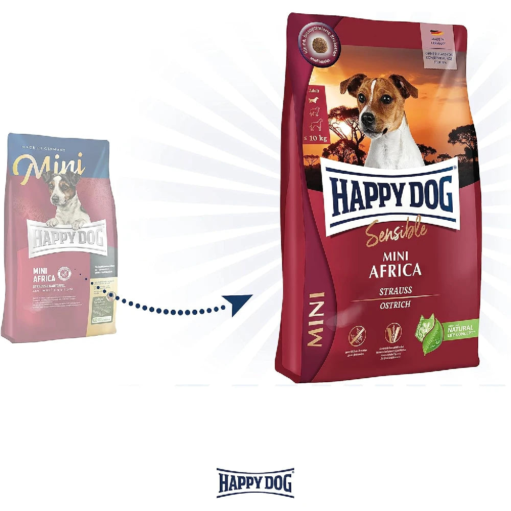 Happy Dog Mini África Pienso para Perros al mejor precio -todoastorenimal.com