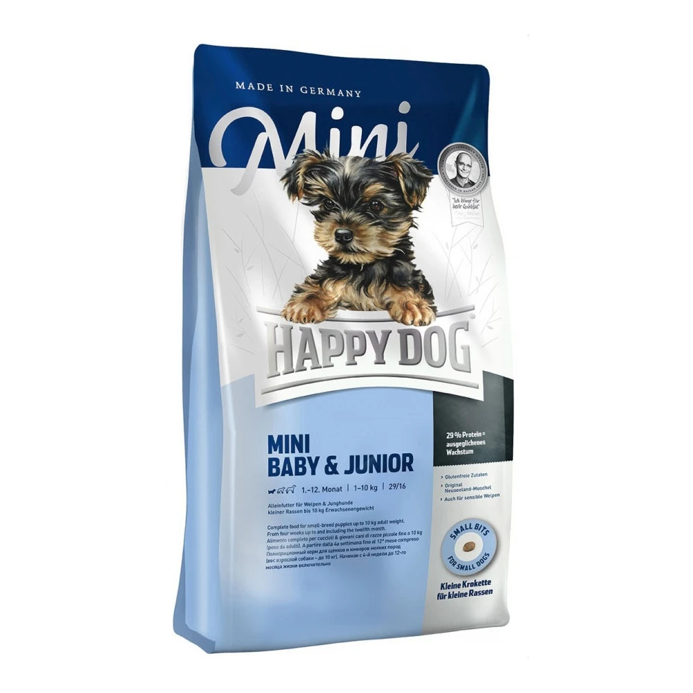 Happy Dog Mini Baby & Junior Pienso para Cachorros al mejor precio -todoastorenimal.com