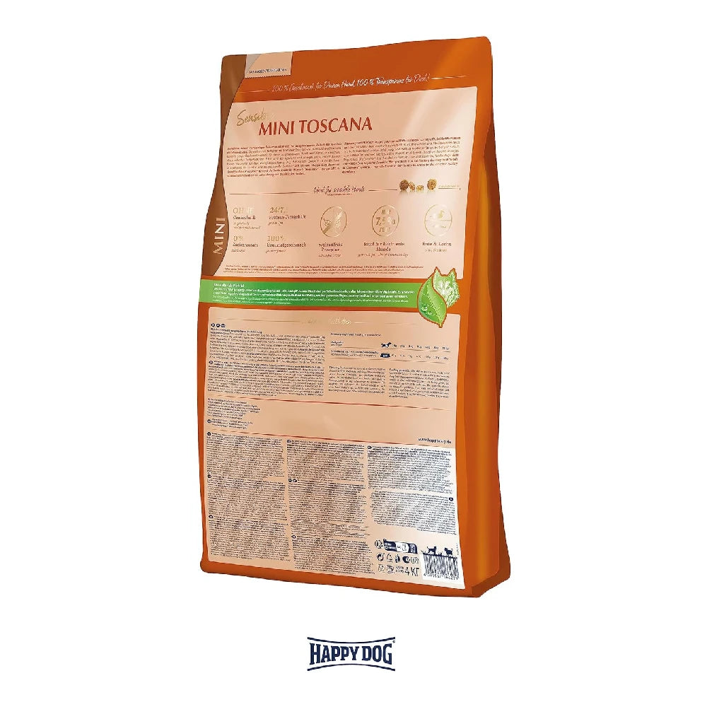 Happy Dog Mini Toscana Pienso para Perros al mejor precio -todoastorenimal.com