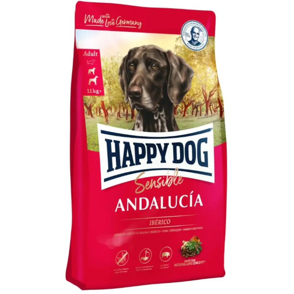 Happy Dog Sensible Andalucía Cerdo Iberico y Arroz al mejor precio -todoastorenimal.com
