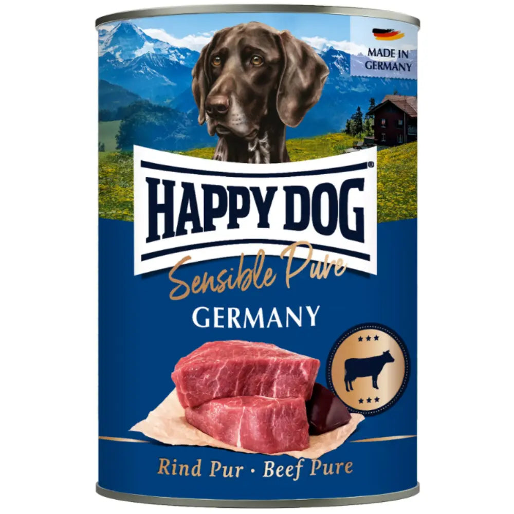 Happy Dog Sensible Pure Germany (Rind Pur) 400 g Lata al mejor precio -todoastorenimal.com