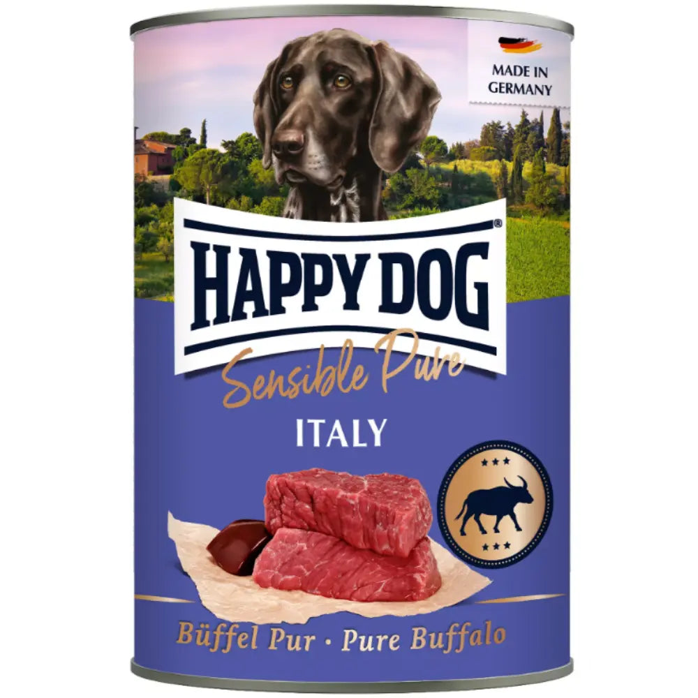 Happy Dog Sensible Pure Italy Carne de Búfalo 400 g Lata al mejor precio -todoastorenimal.com