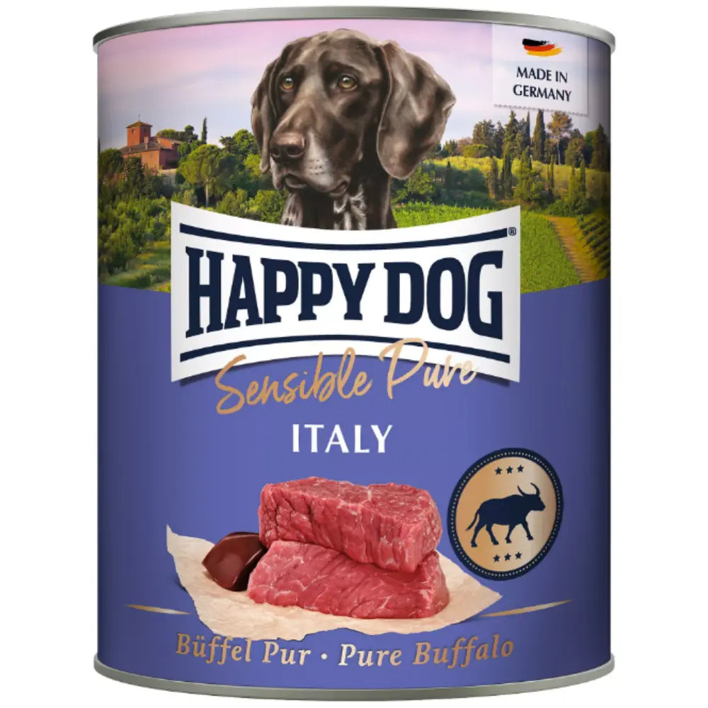 Happy Dog Sensible Pure Italy Carne de Búfalo 800 g Lata al mejor precio -todoastorenimal.com