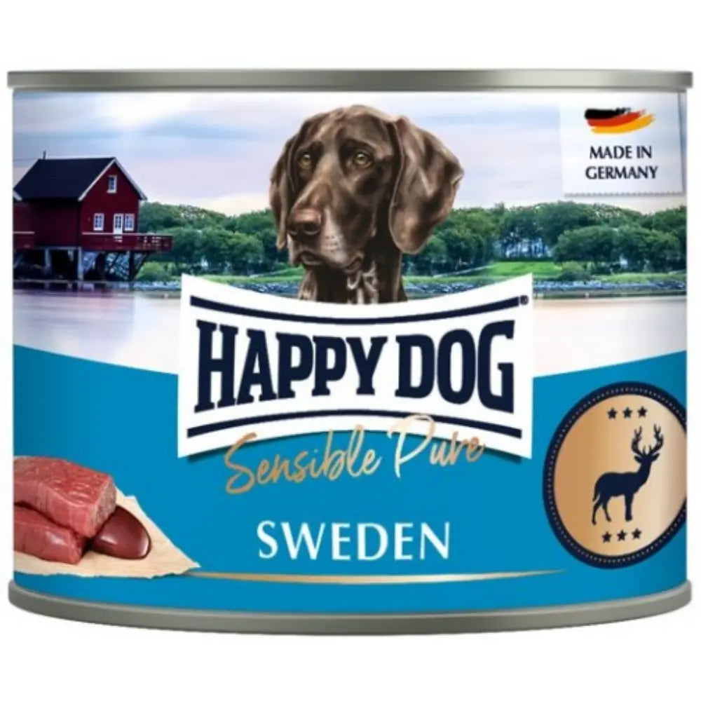 Happy Dog Sensible Pure Sweden (Wild Pur) 200 g Lata al mejor precio -todoastorenimal.com