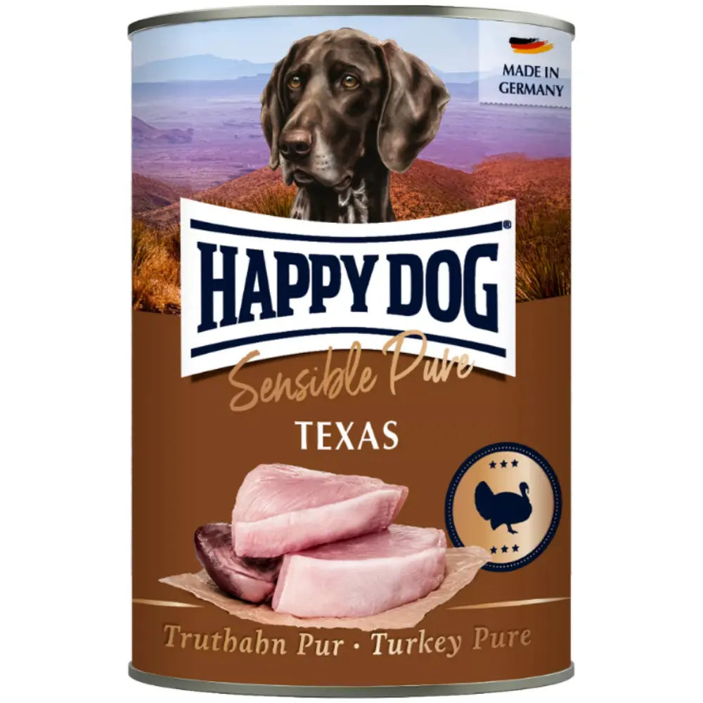 Happy Dog Sensible Pure Texas Carne de Pavo 400 g Lata al mejor precio -todoastorenimal.com